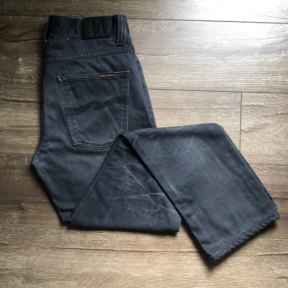 Nudie Jeans Grim Tim Black Voyage 31 x 34